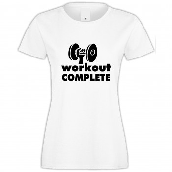 Дамска бяла тениска Workout complate Дамска бяла тениска Workout complate
