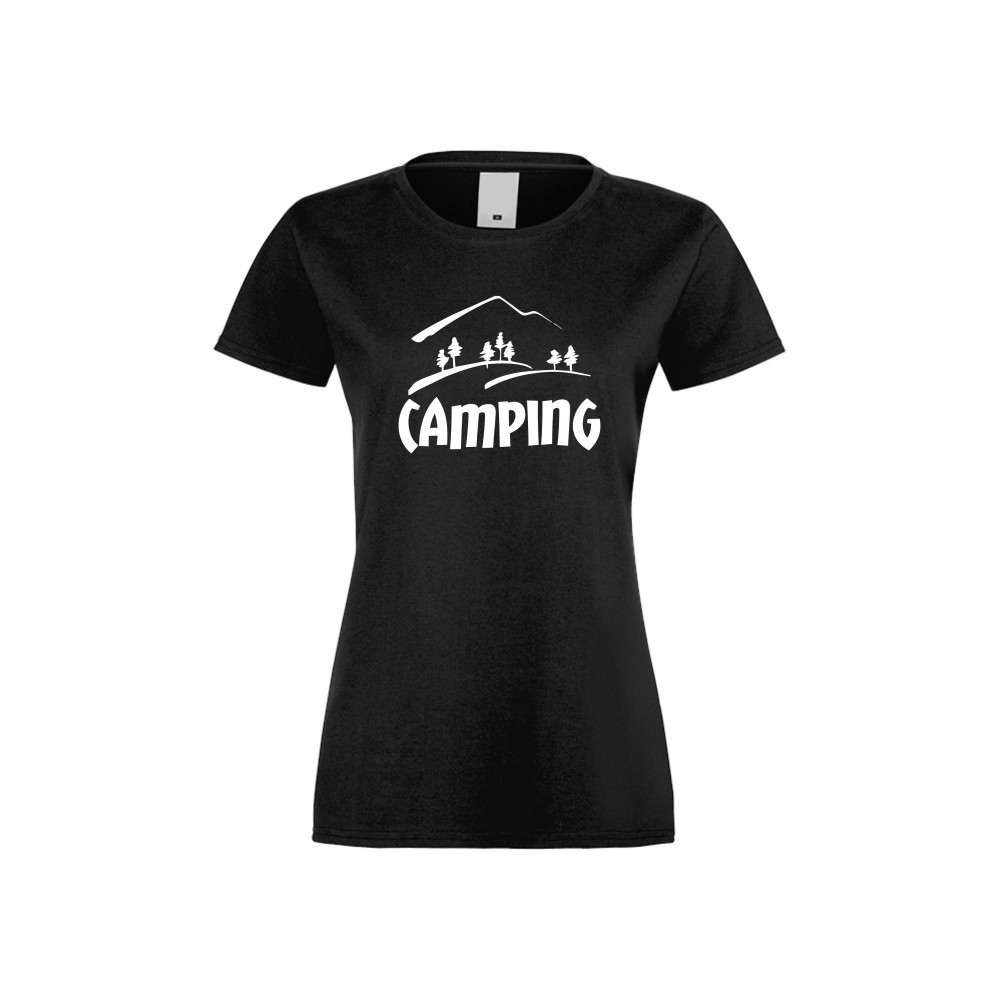 Дамска тениска Camping черна