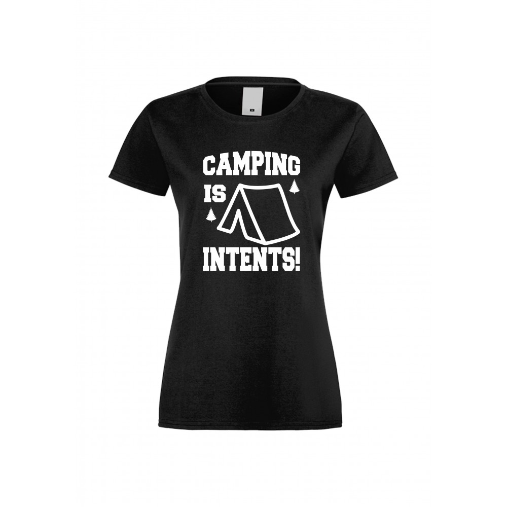 Дамска тениска Camping is Intents черна