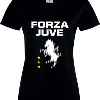 Дамска тениска Forza Juventus черна