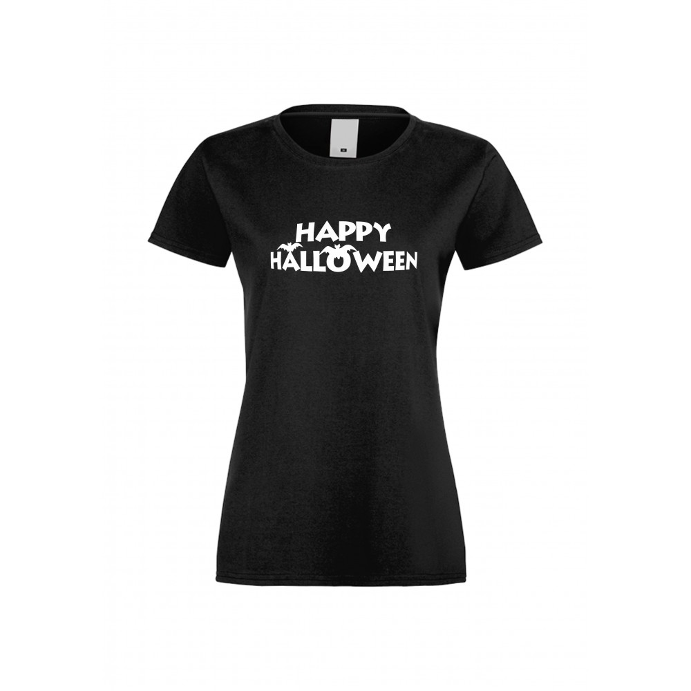 Дамска тениска Happy Halloween 2 черна Дамска тениска Happy Halloween 2 черна